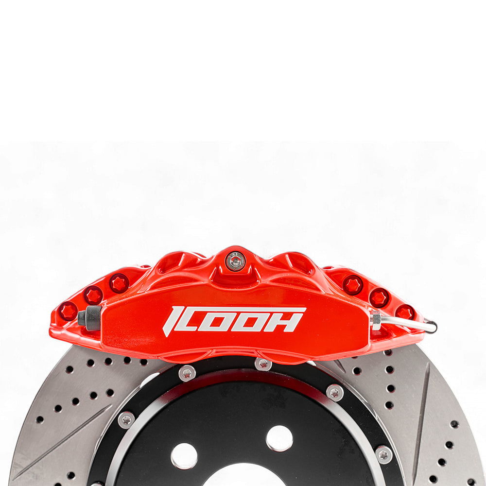 ICOOH D42 — 4-бутален заден Big Brake Kit (Drum-in-Hat ръчна)