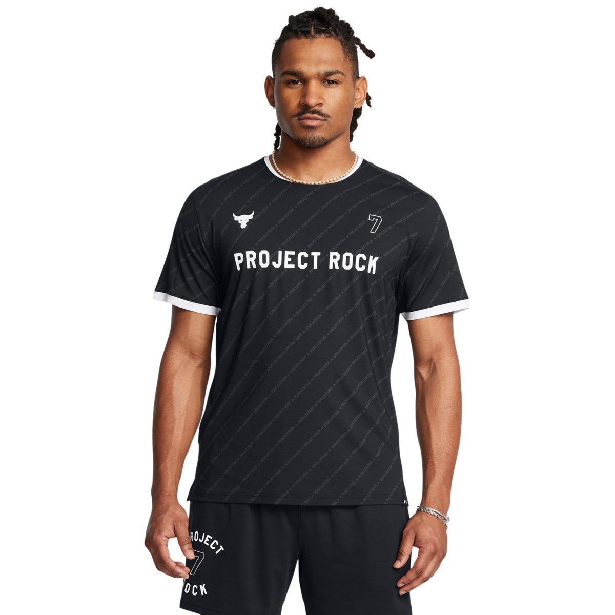 Мъжка тениска UA Project Rock Rugby
