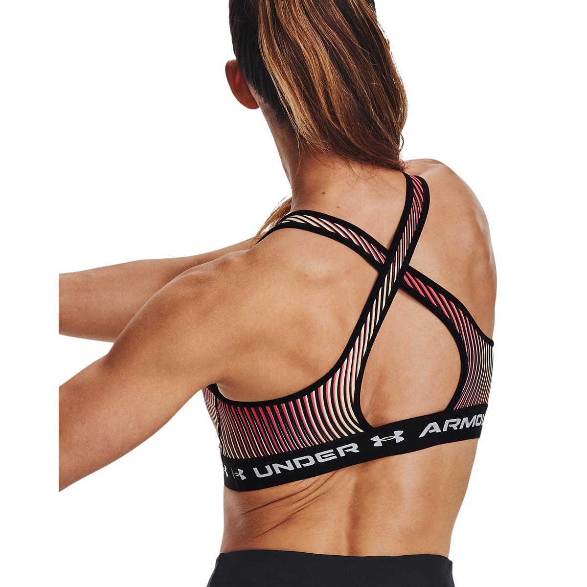 Дамско бюстие UA Crossback Mid Print *