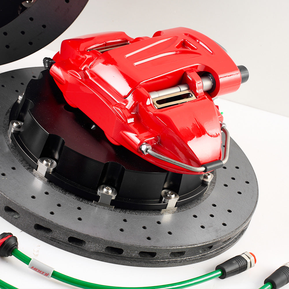 ICOOH DT48 — 4-бутален заден Big Brake Kit с вградена електронна ръчна (EPB)