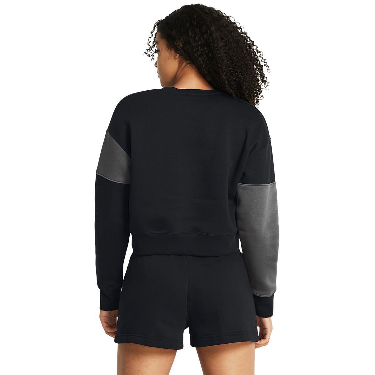 Дамска блуза UA Essential Fleece Crop Crew *