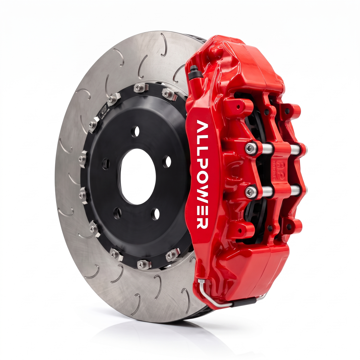 ALLPOWER RACING GT6 — 6-бутален кован мотоспорт Big Brake Kit, предна ос (355–405 mm)