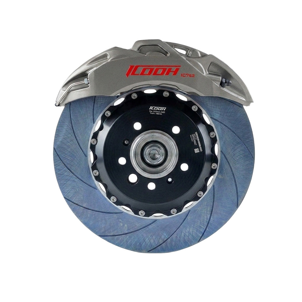 ICOOH IC7 — 6-бутален преден Big Brake Kit (Narrow-Body, 380–405 mm)