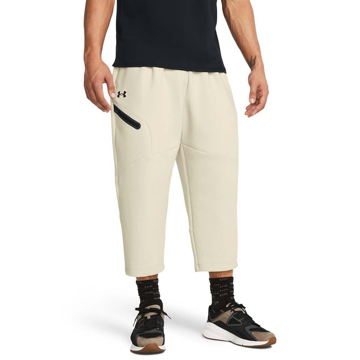Мъжки спортен панталон UA Unstoppable Fleece Baggy Crop *
