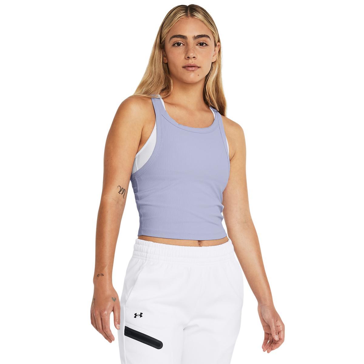 Дамски топ UA Meridian Rib Crop *
