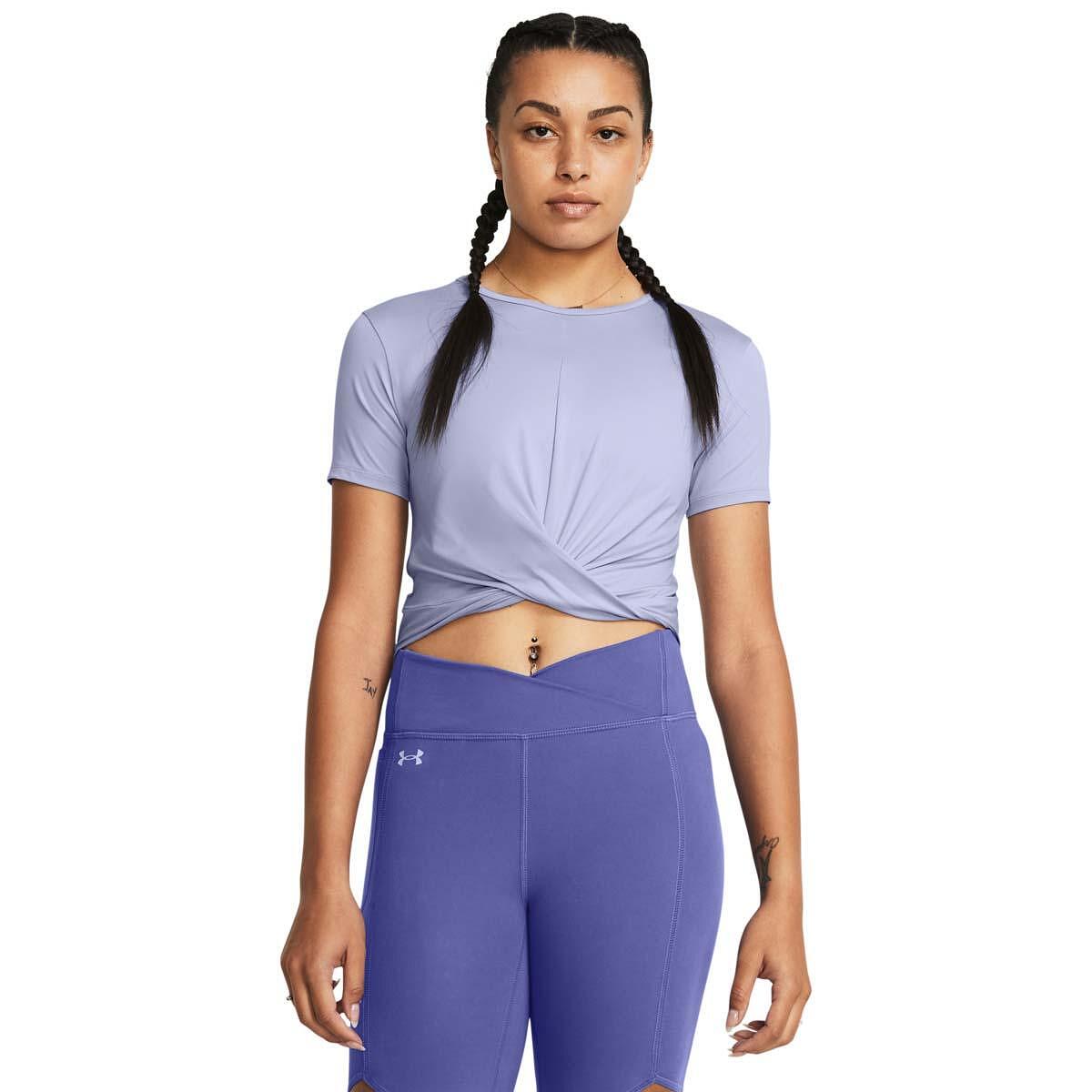 Дамска тениска UA Motion Crossover Crop SS *