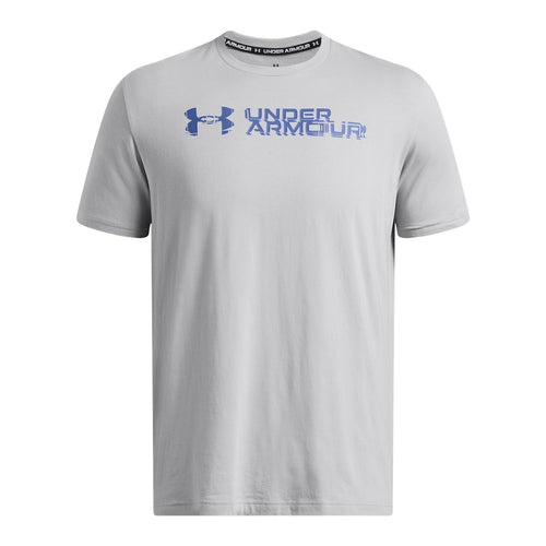 Мъжка тениска UA M Sliced Wordmark 60/40S SS