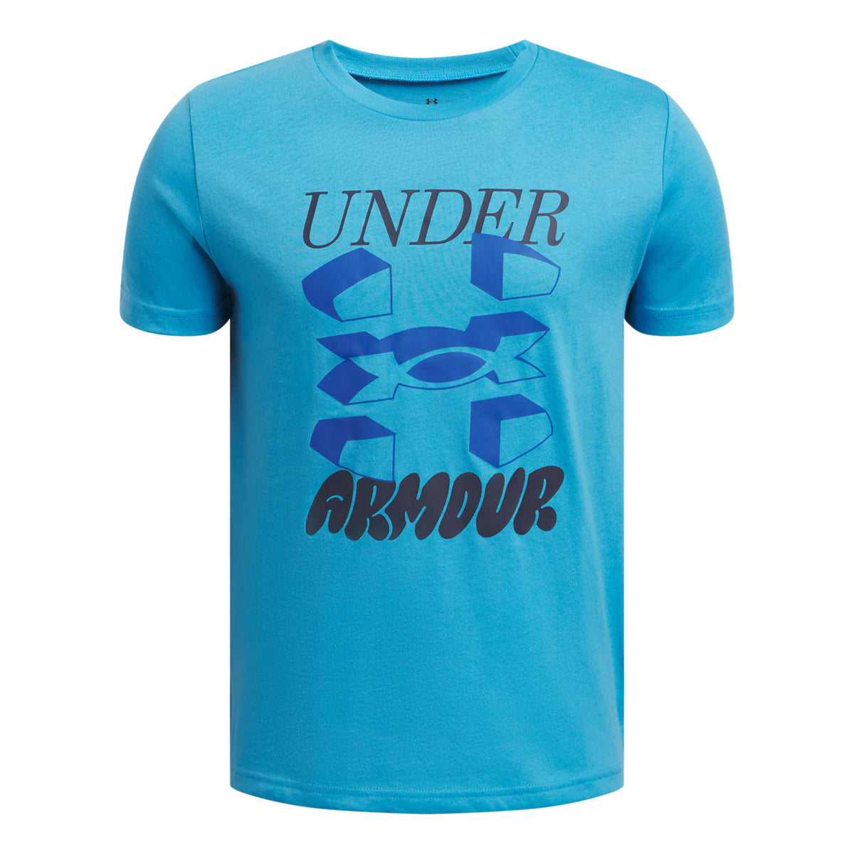 Детска тениска UA B Split Big Logo SS