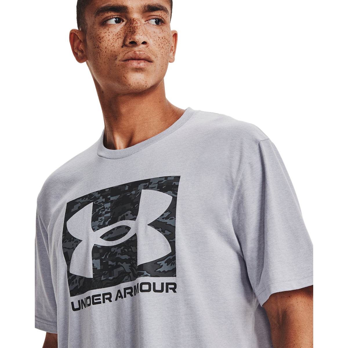 Мъжка тениска UA ABC Camo Boxed Logo SS