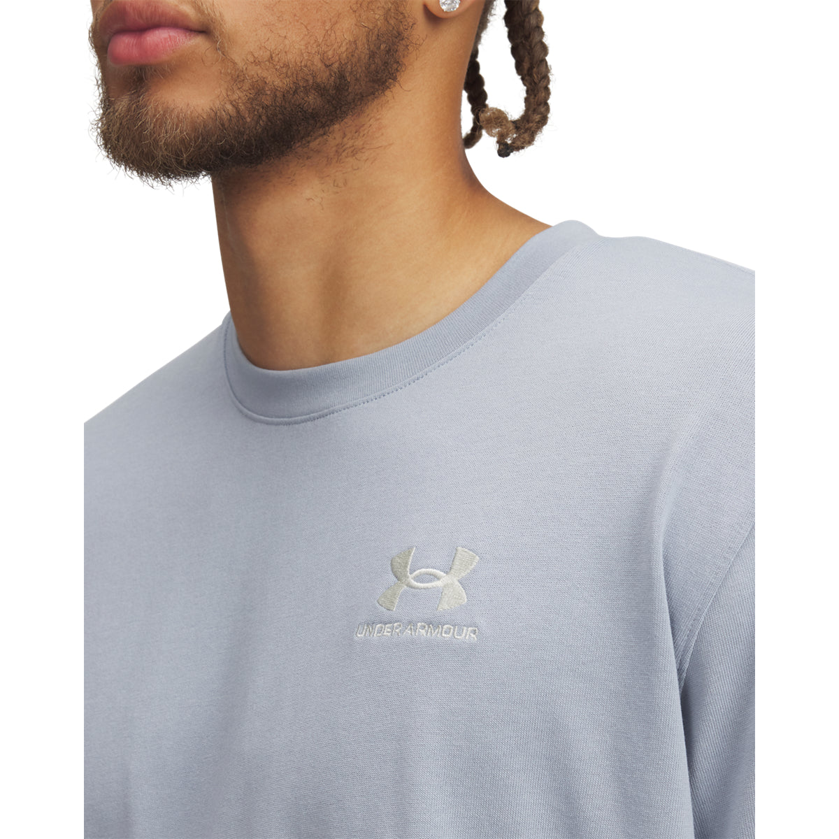 Мъжка тениска UA M Logo EMB Heavyweight SS