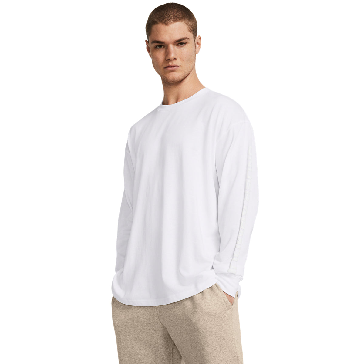 Мъжка блуза UA HW Tonal Wordmark LS