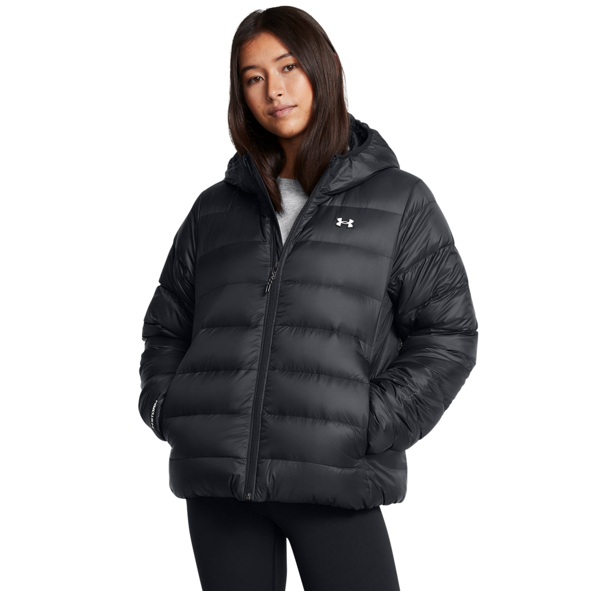 Дамско яке UA Legend Down Hooded