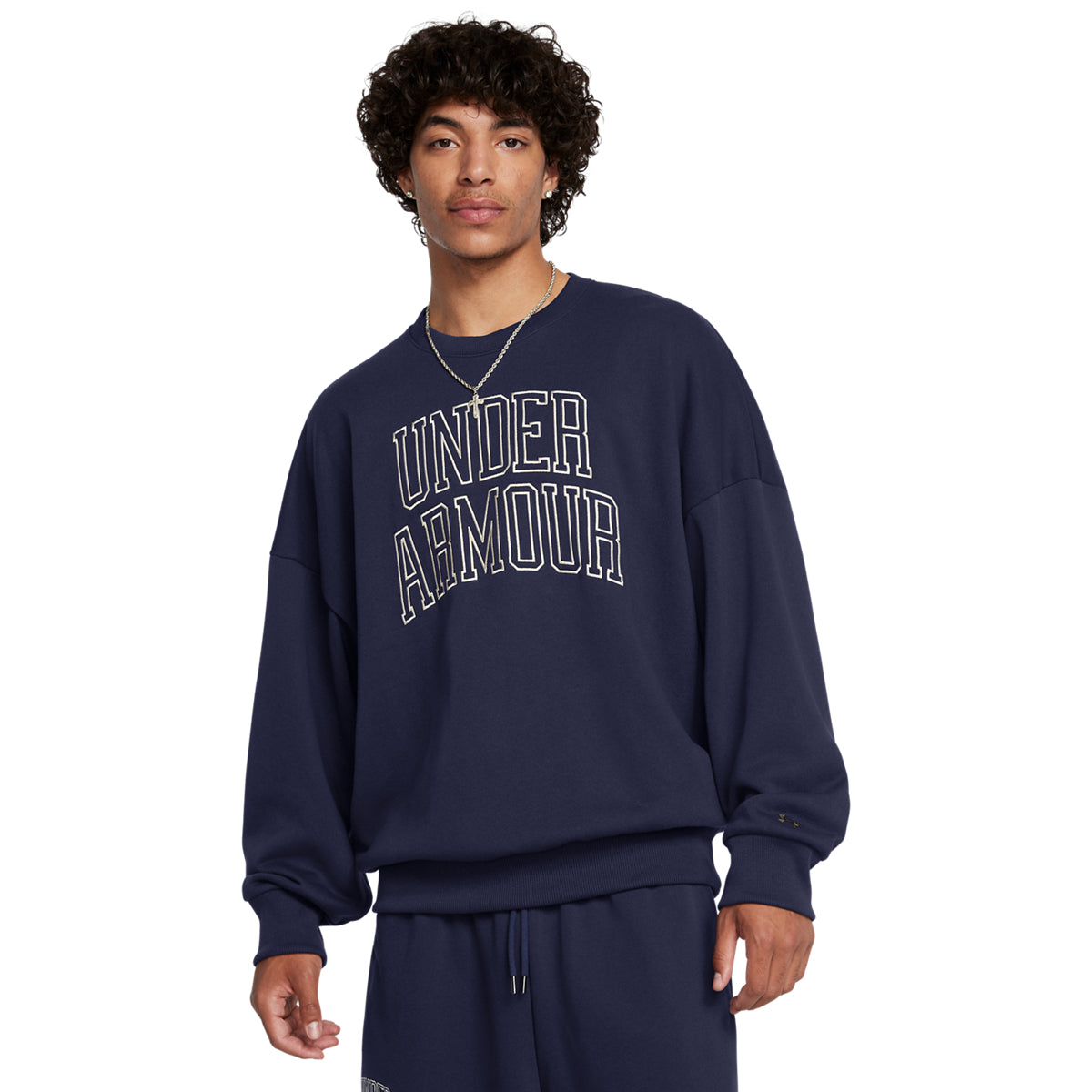 Мъжка блуза UA ICON HWT TERRY OS CREW