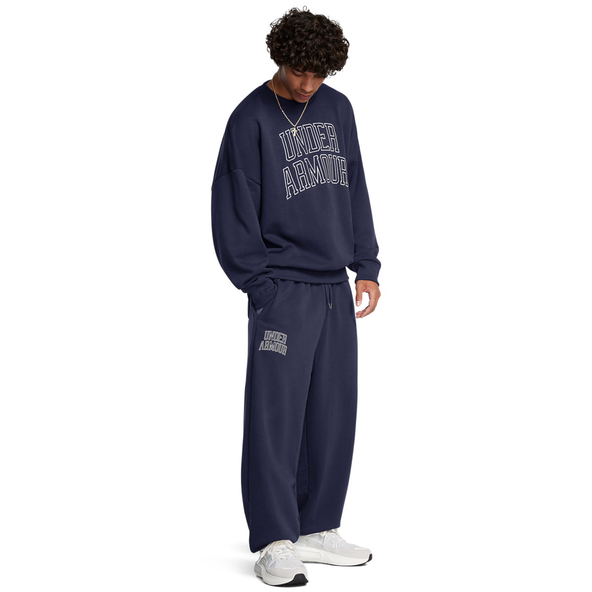 Мъжка блуза UA ICON HWT TERRY OS CREW