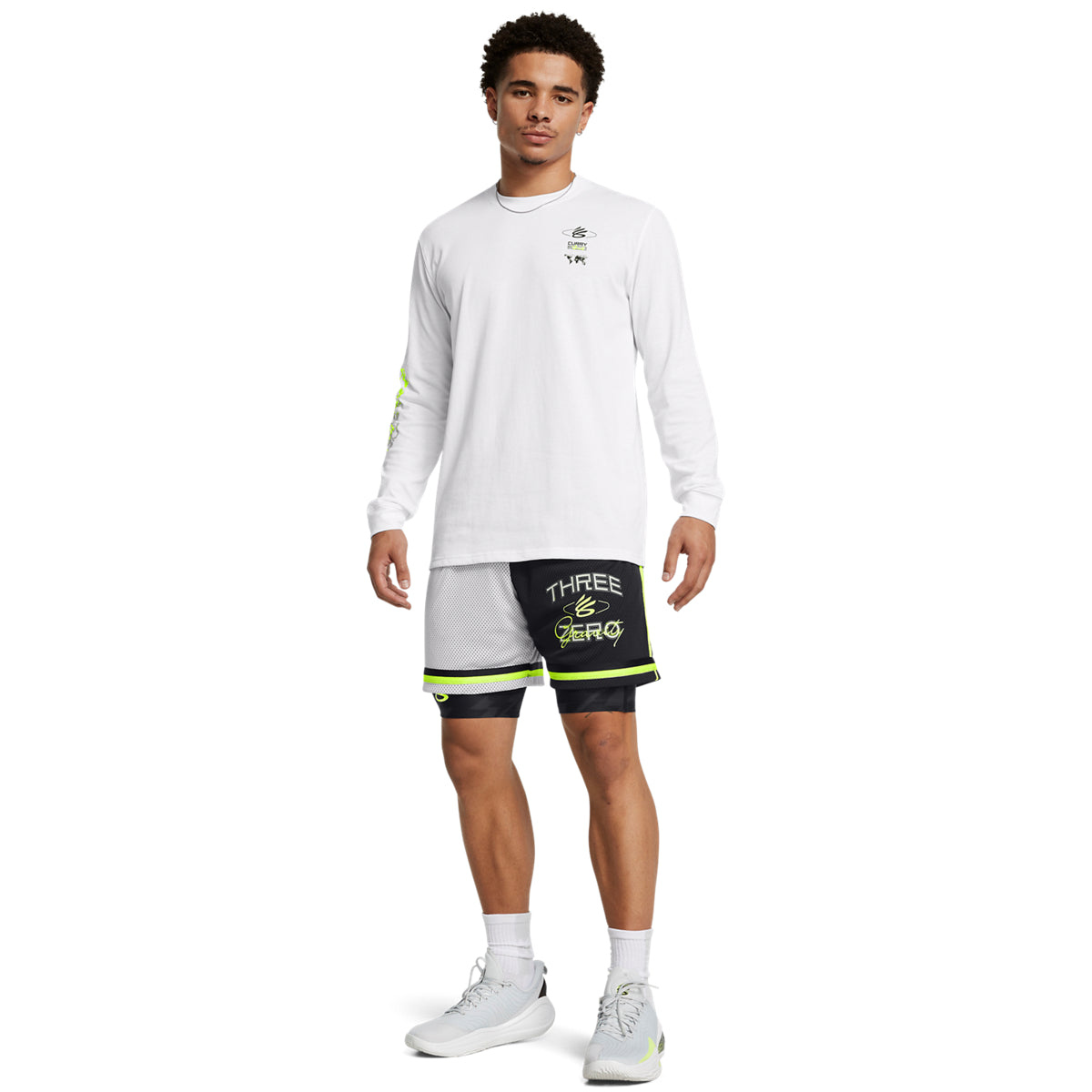 Мъжка блуза UA Curry HW Verbiage LS