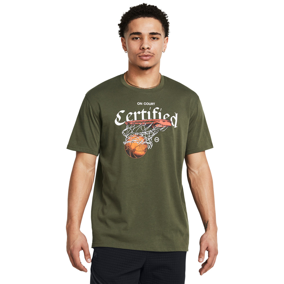 Мъжка тениска UA M HW Hoops Certified SS