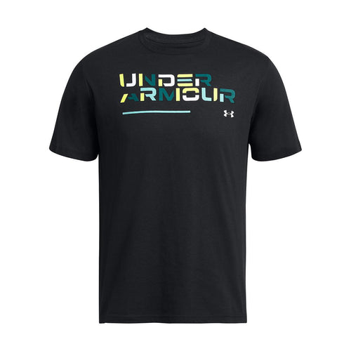Мъжка тениска UA Colorblock Wordmark SS *