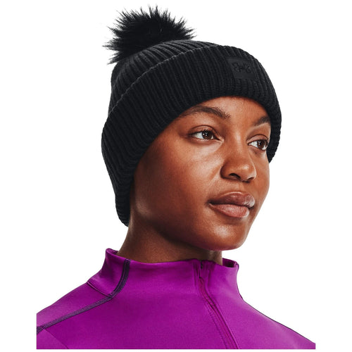 Дамска шапка Under Armour Halftime Ribbed Pom *