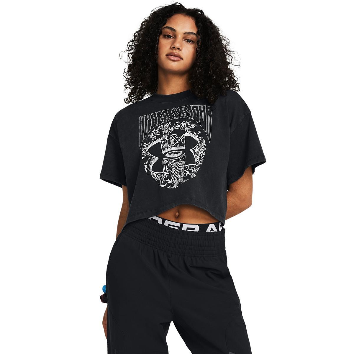 Дамски кроп топ UA HW Dusk To Dawn Crop SS *