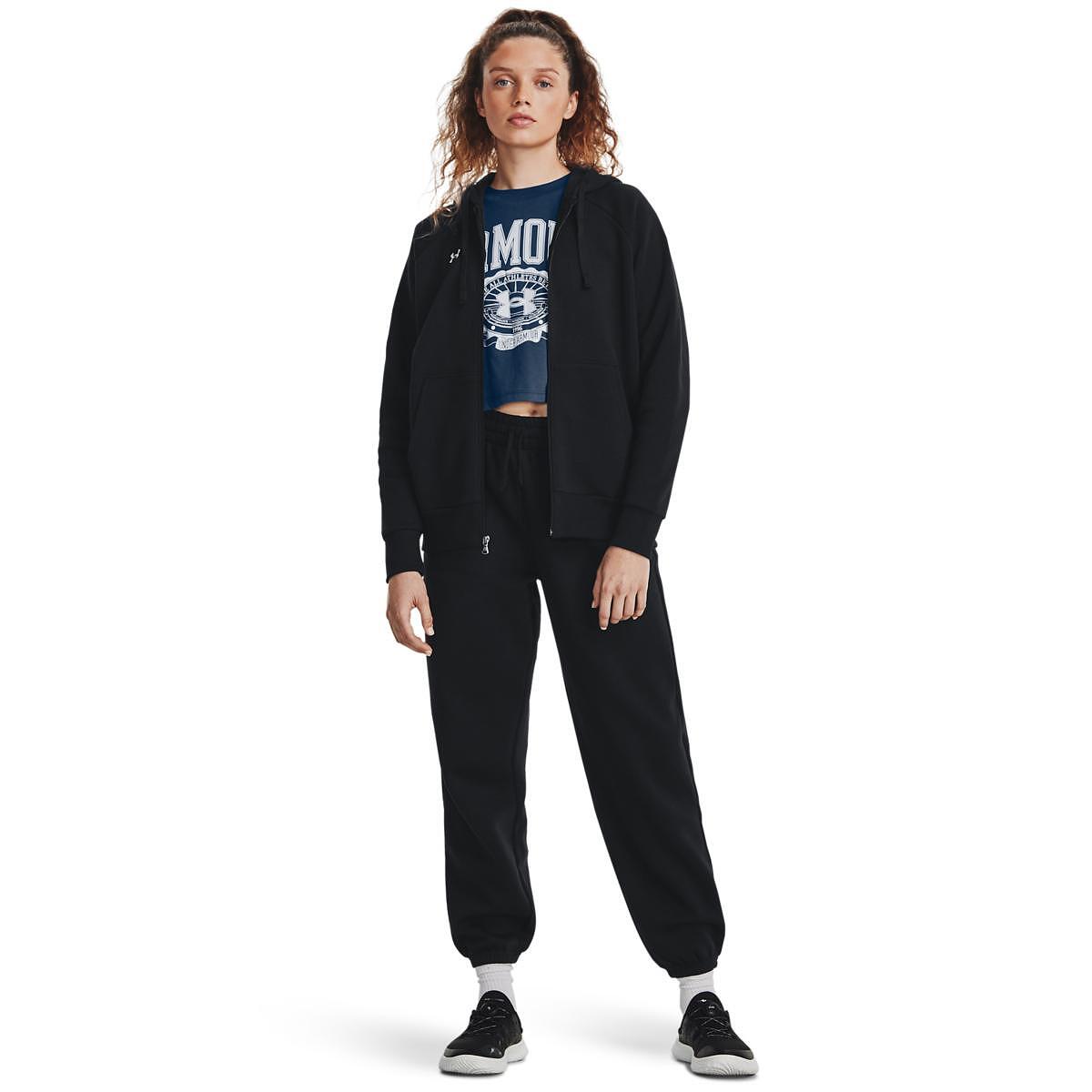 Дамски горнище UA Rival Fleece FZ