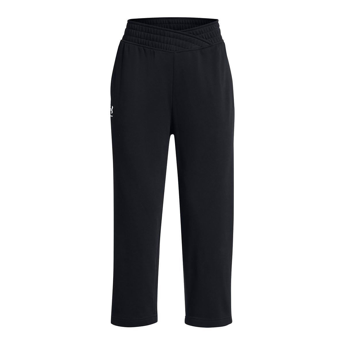 Дамски спортен панталон UA Rival Terry Crop Wide *