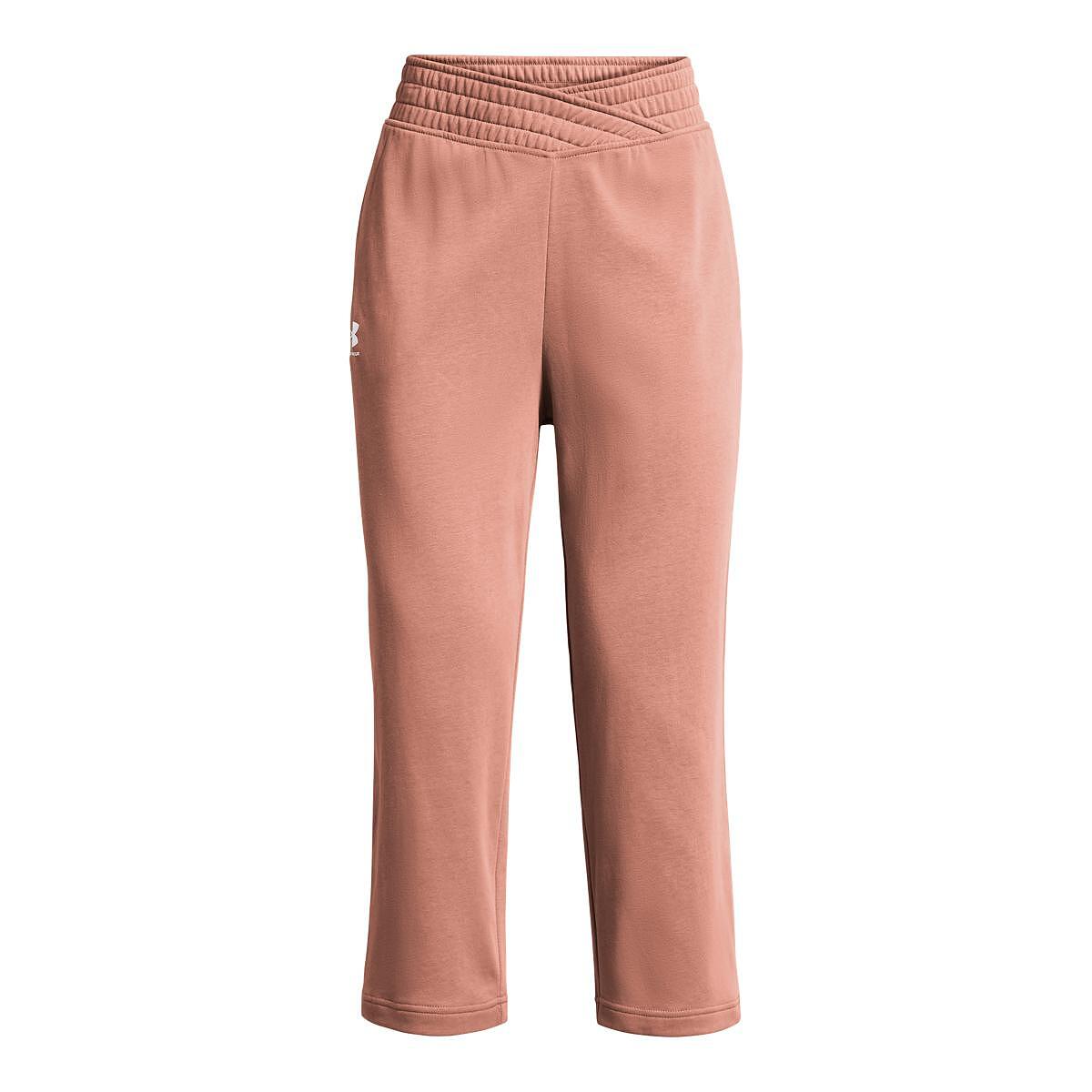 Дамски спортен панталон UA Rival Terry Crop Wide *
