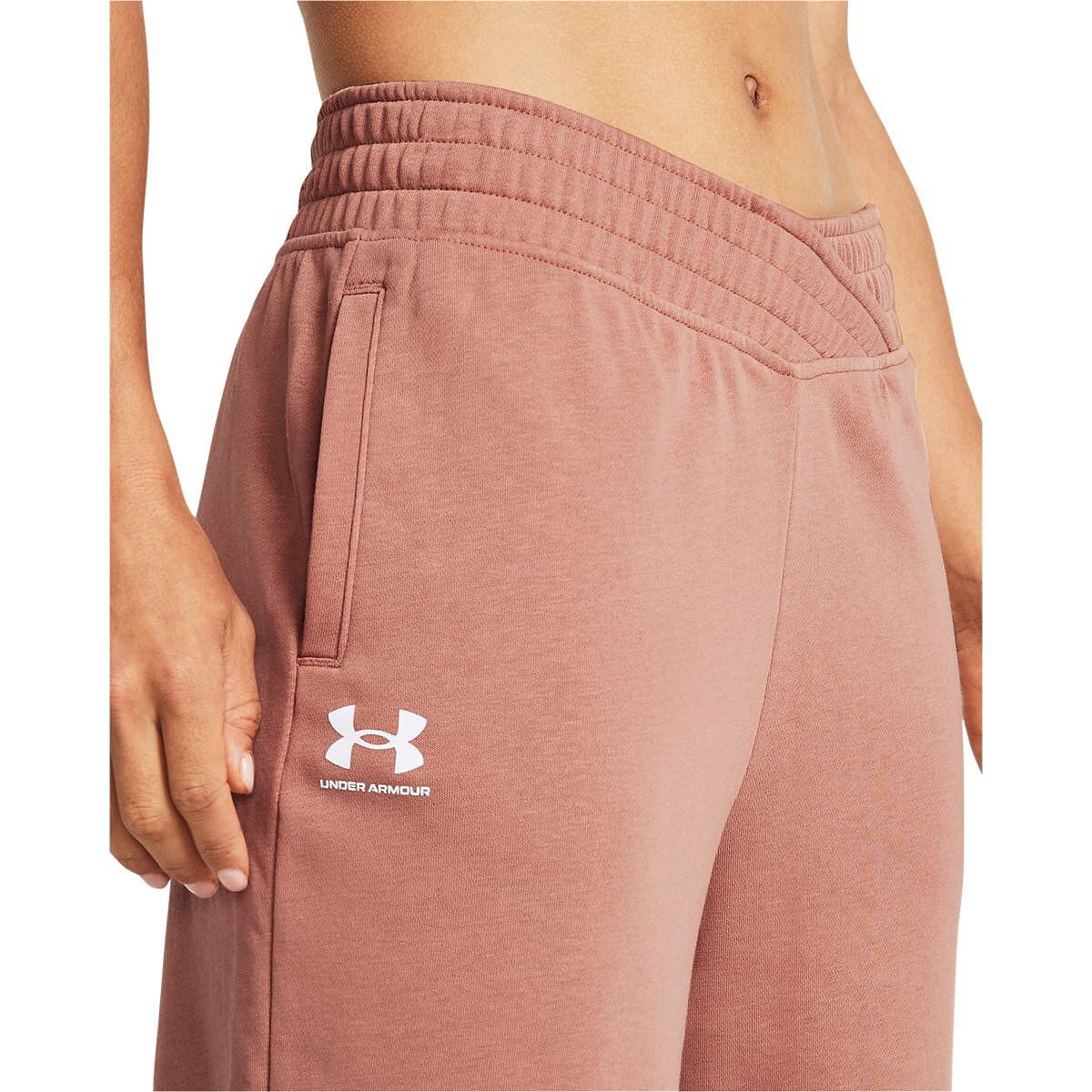 Дамски спортен панталон UA Rival Terry Crop Wide *