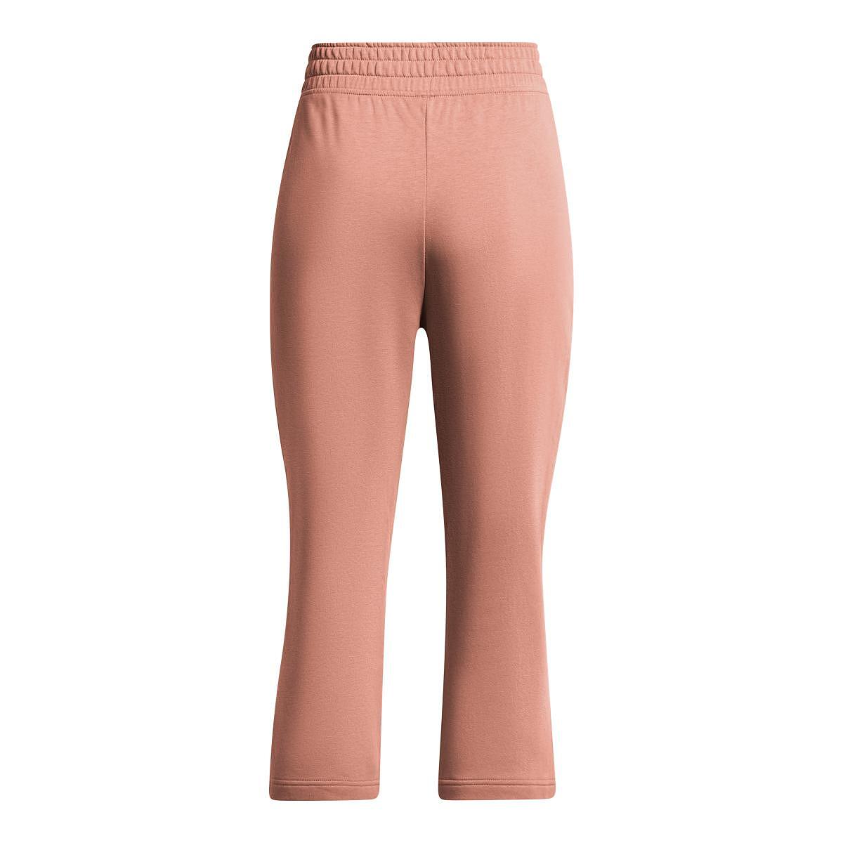 Дамски спортен панталон UA Rival Terry Crop Wide *