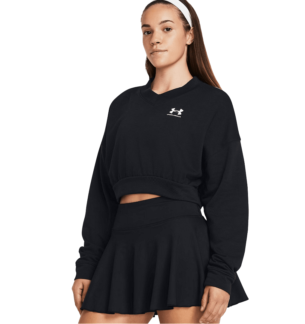 Дамска блуза UA Rival Terry OS Crop *