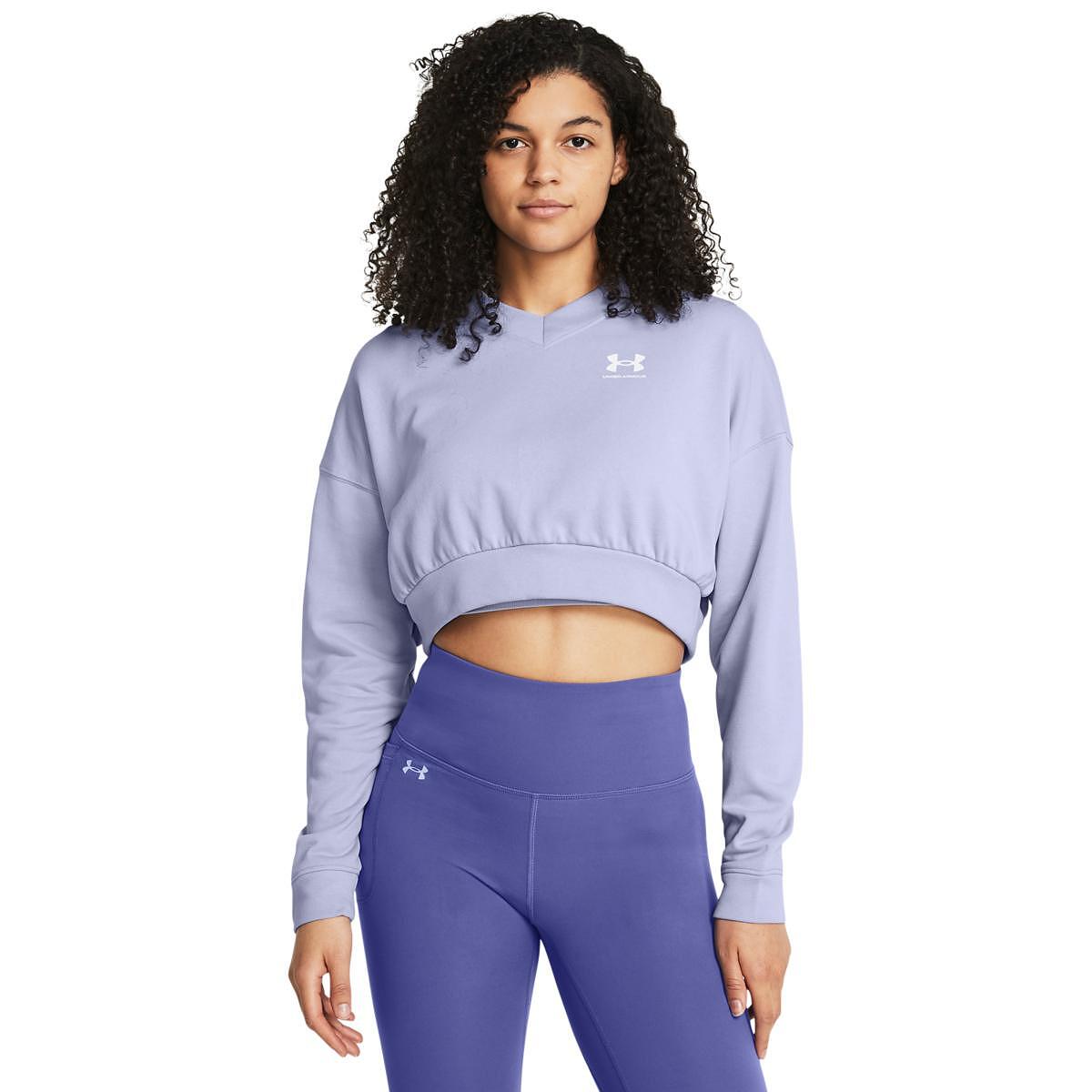 Дамска блуза UA Rival Terry OS Crop *
