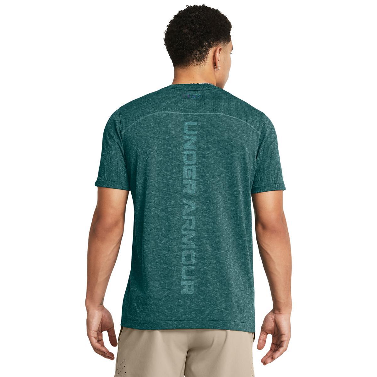 Мъжка тениска UA Rush Seamless Wordmark SS *