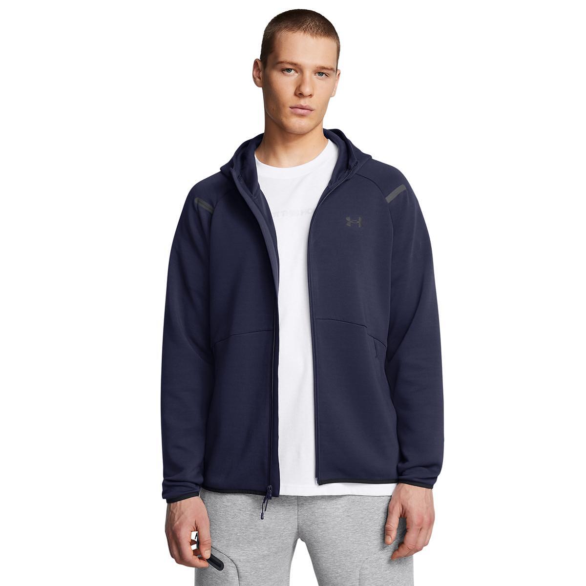 Мъжко горнище UA Unstoppable Fleece FZ HD EU
