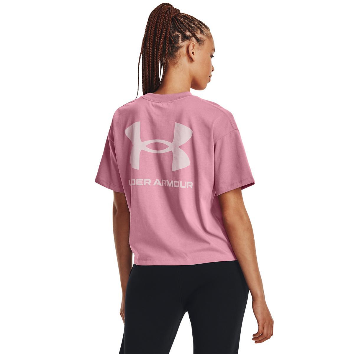 Дамска тениска UA W Logo LC Oversize HW SS *