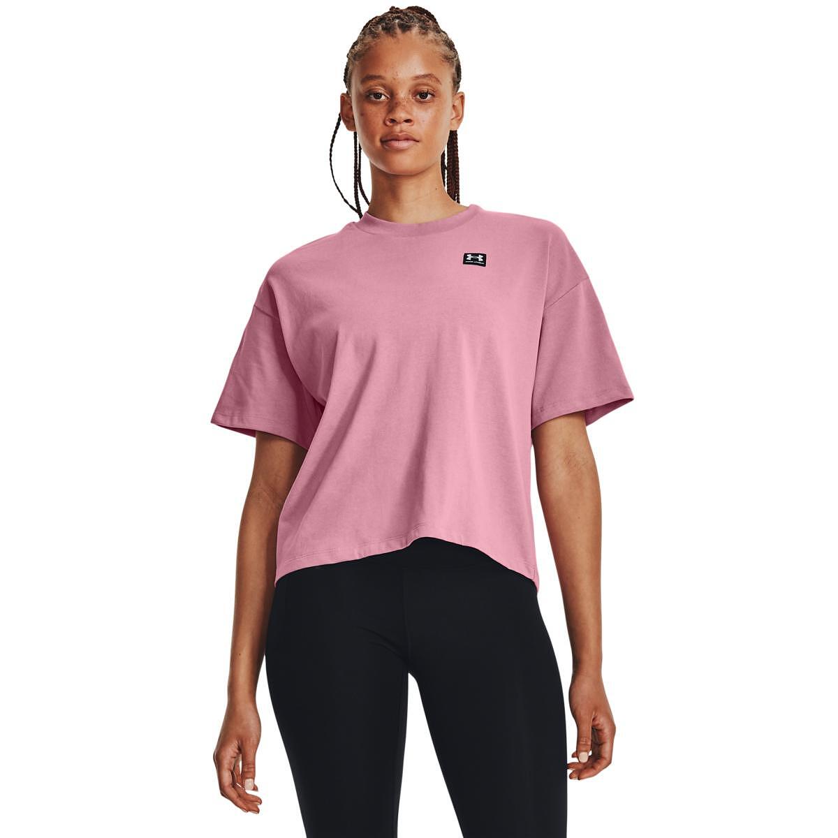 Дамска тениска UA W Logo LC Oversize HW SS *