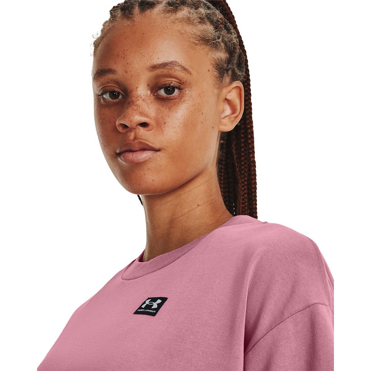 Дамска тениска UA W Logo LC Oversize HW SS *