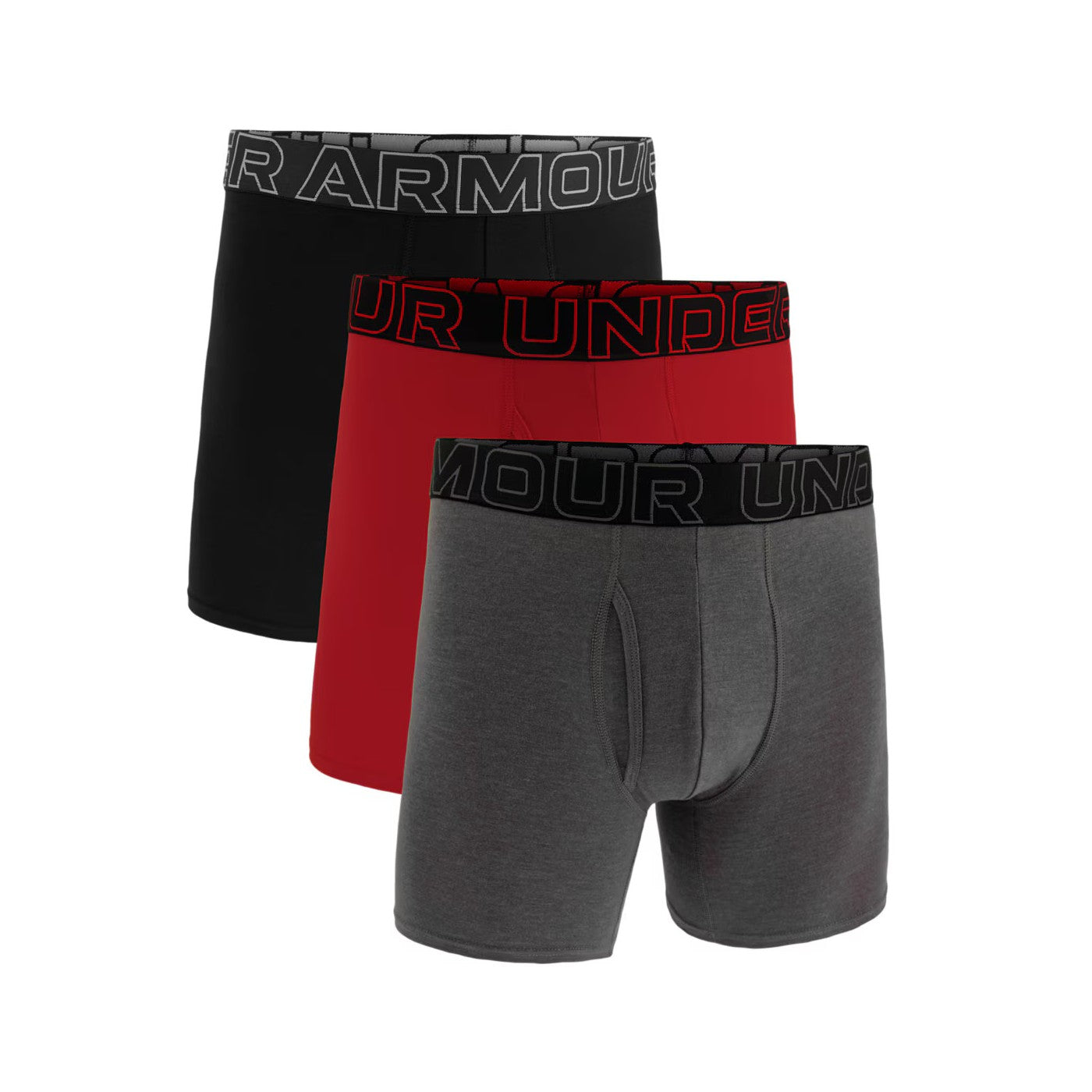 Мъжки боксерки UA Performance Cotton - Solid 6IN 3бр.