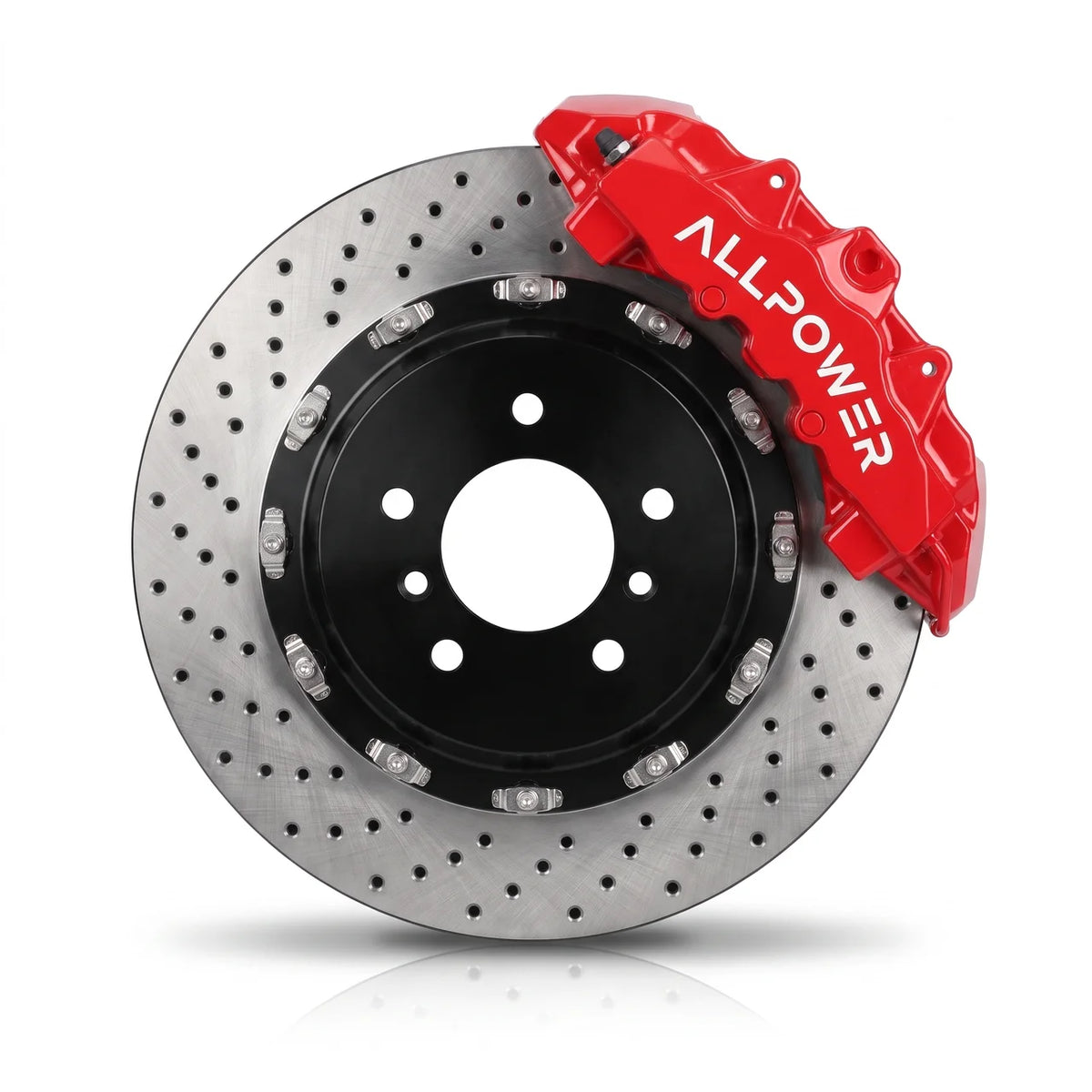 ALLPOWER RACING GT8 — 8-бутален кован мотоспорт Big Brake Kit, предна ос (355–405 mm)