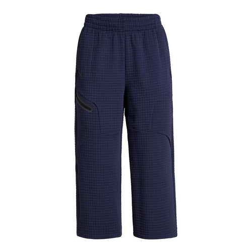 Дамски спортен панталон UA Unstoppable Fleece Grid Crop