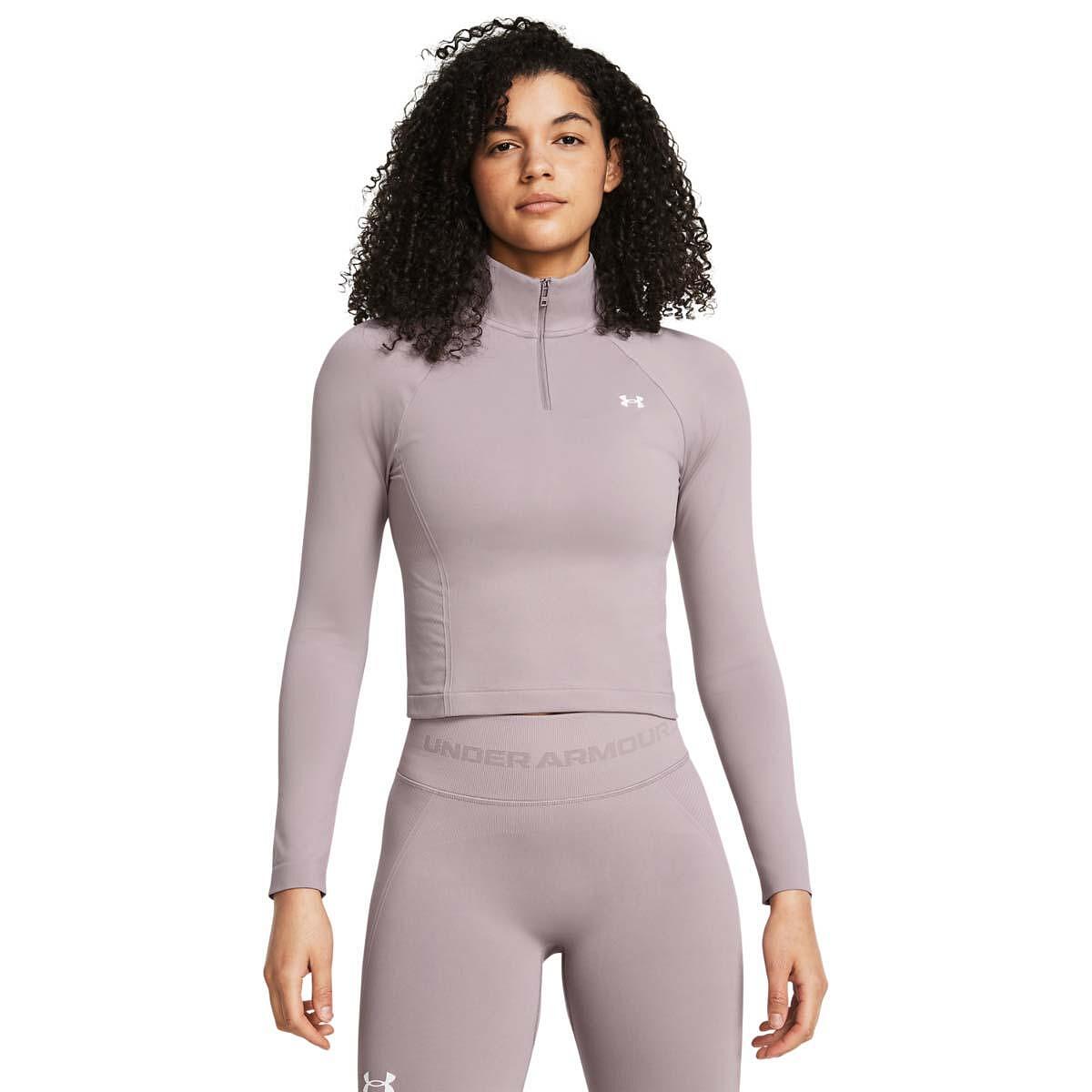 Дамска блуза UA Vanish Seamless 1/4 Zip Crop