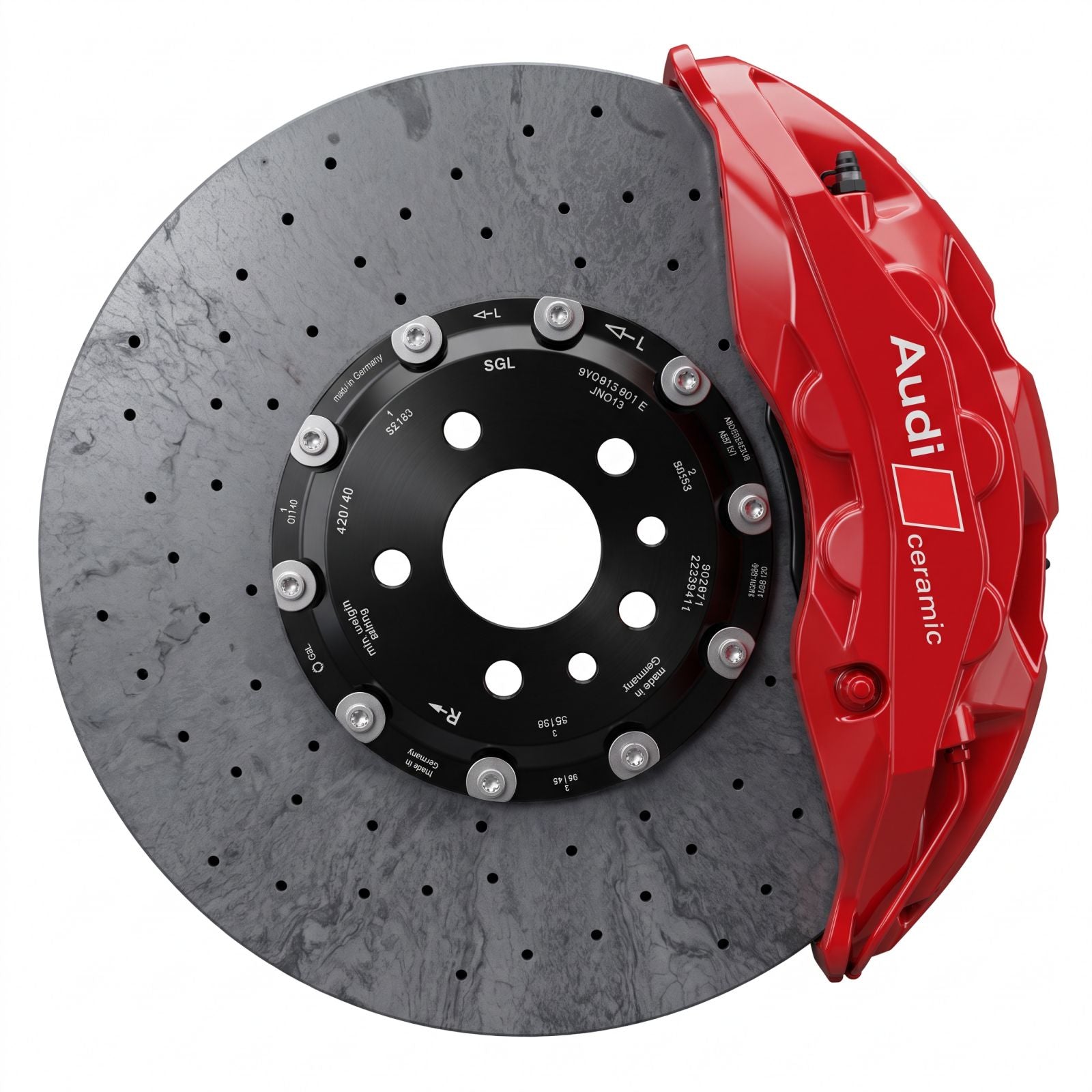 ALLPOWER RACING 10N — 10-бутален преден Big Brake Kit (RS6/RS7 спецификация)