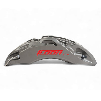 ICOOH IC7 — 6-бутален преден Big Brake Kit (Narrow-Body, 380–405 mm)