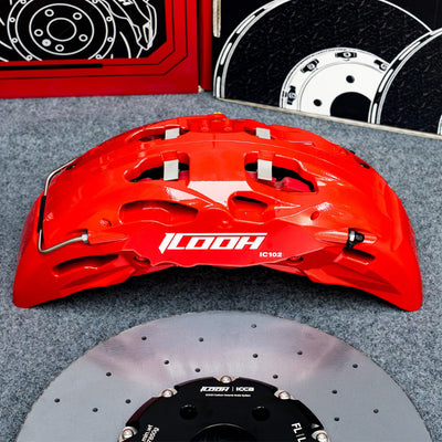ICOOH IC10 — 10-бутален преден Big Brake Kit (флагман, 400–440 mm)