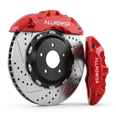 ALLPOWER RACING MP42 — 4-бутален предна + задна спирачен апарат с двусъставен диск, страничен профил