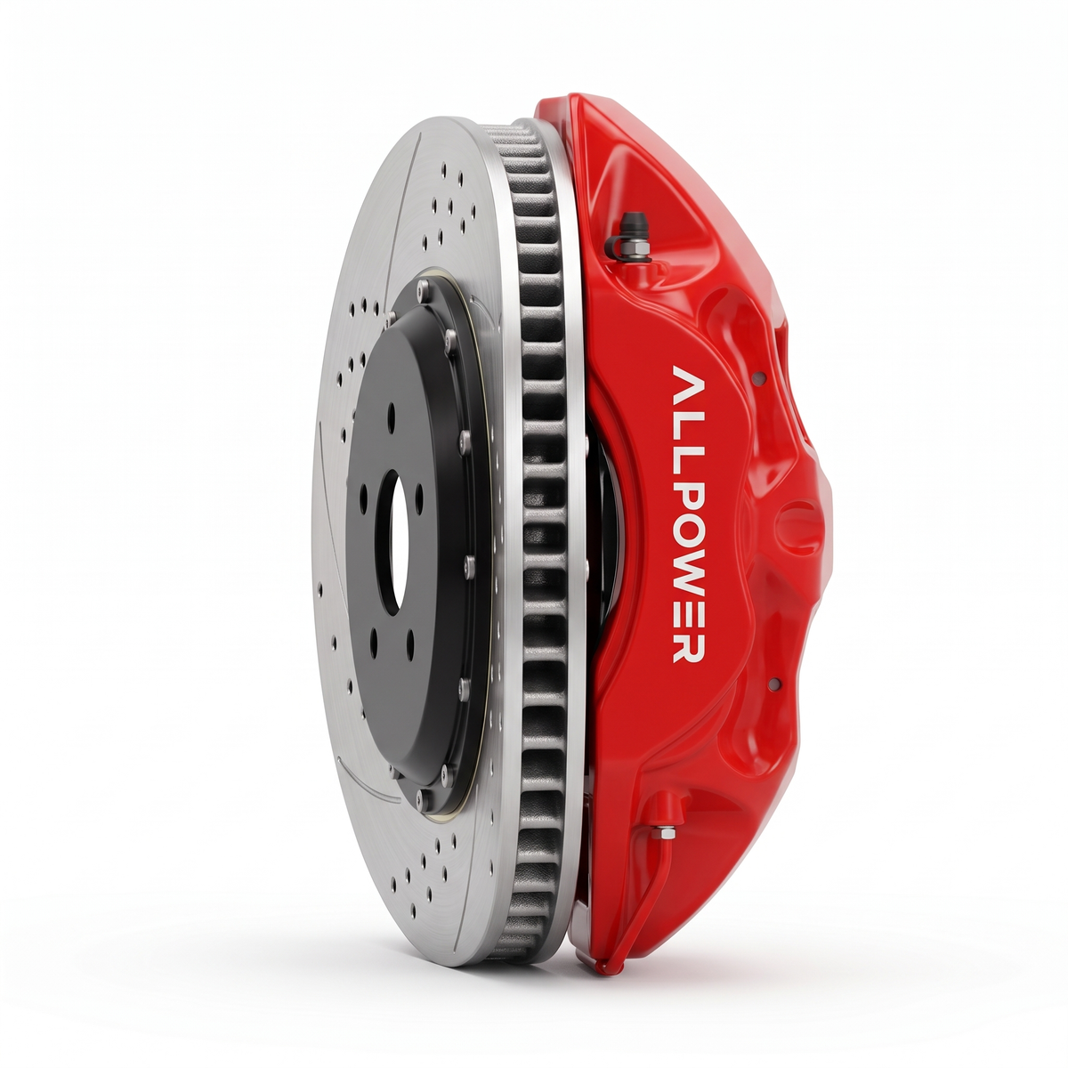 ALLPOWER RACING 9202 — 4-бутален задна спирачен апарат с двусъставен диск, страничен профил