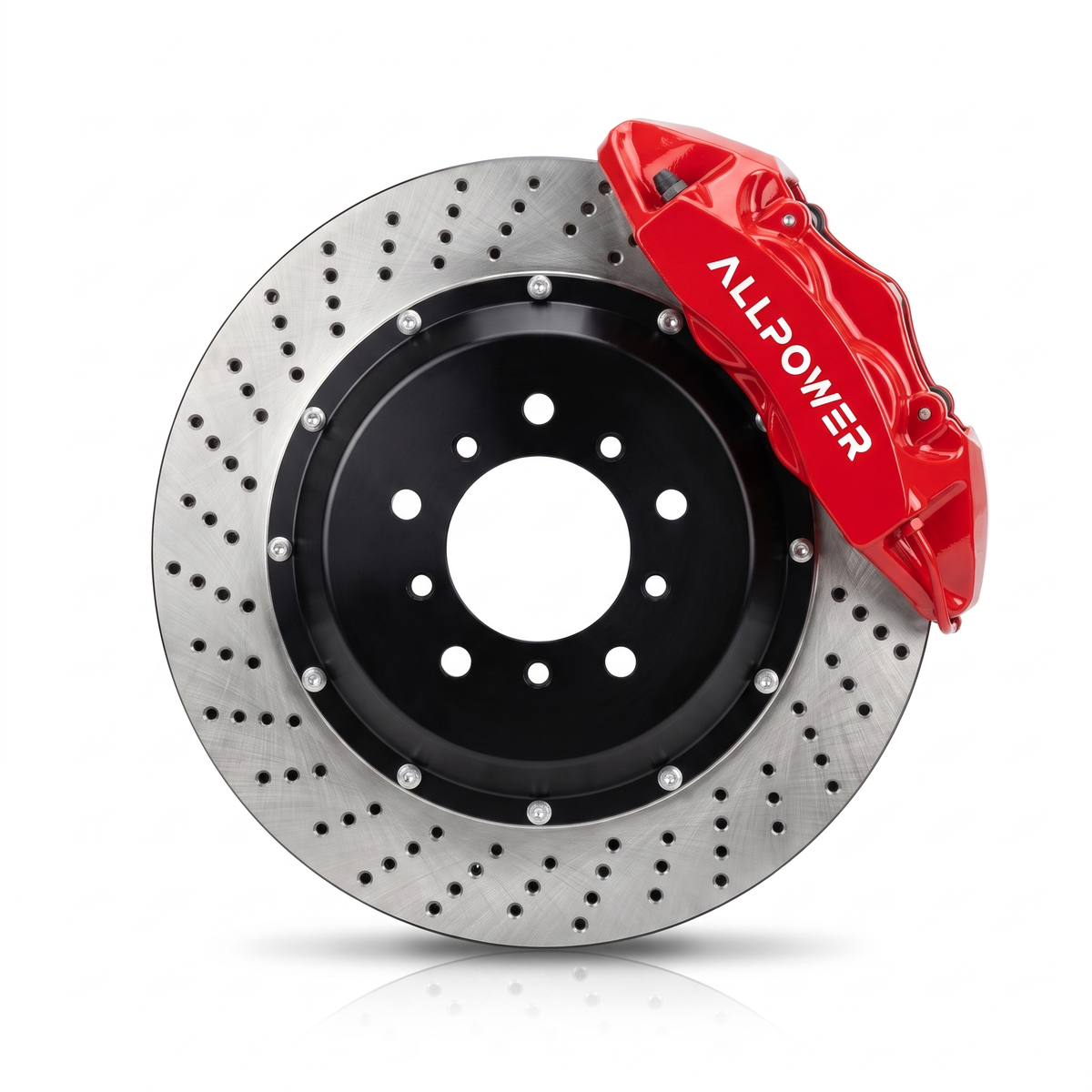 ALLPOWER RACING GT4 — 4-бутален кован мотоспорт Big Brake Kit, задна ос (355–380 mm)