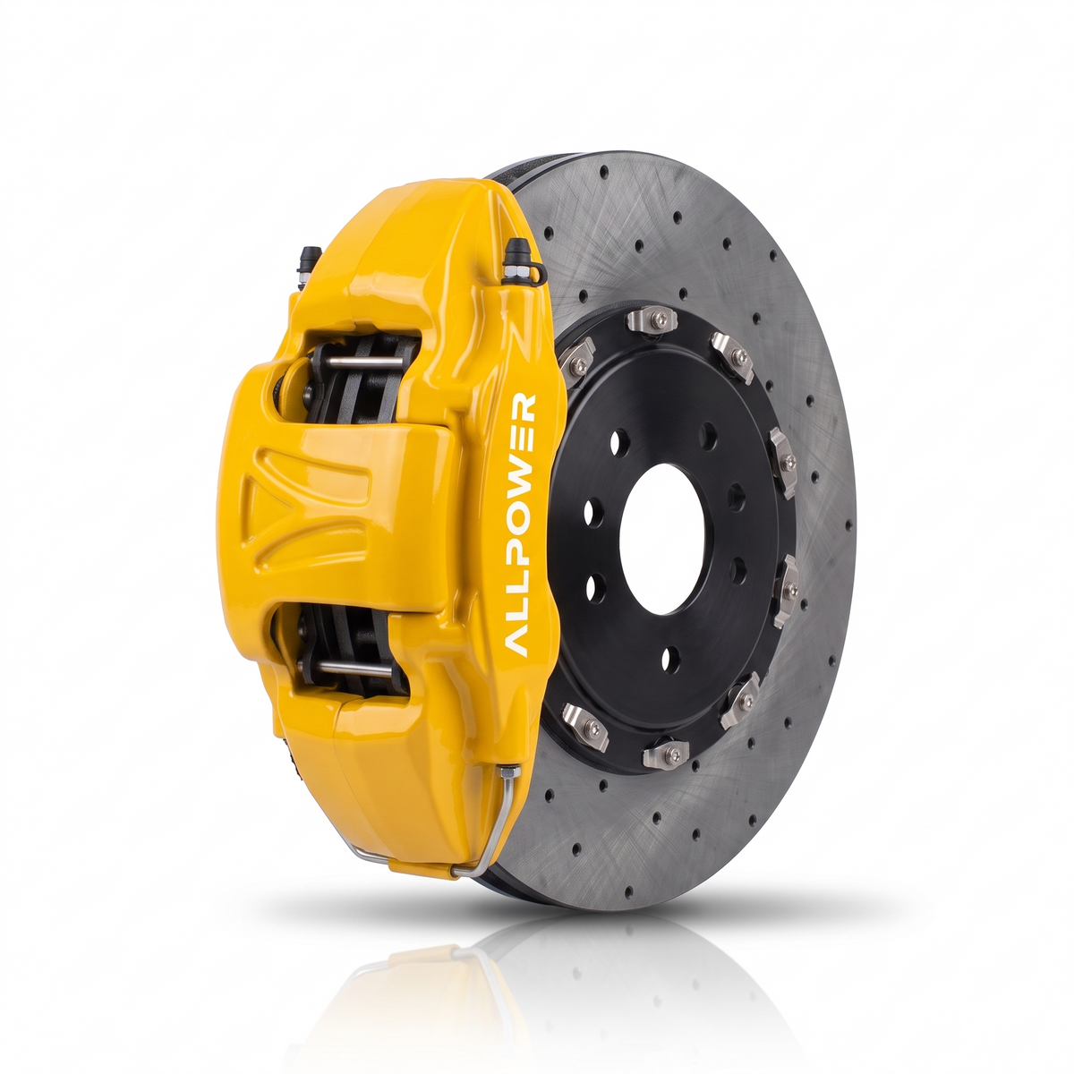 ALLPOWER RACING DT48 — 4-бутален заден Big Brake Kit с интегрирана електронна ръчна (EPB), 380 mm