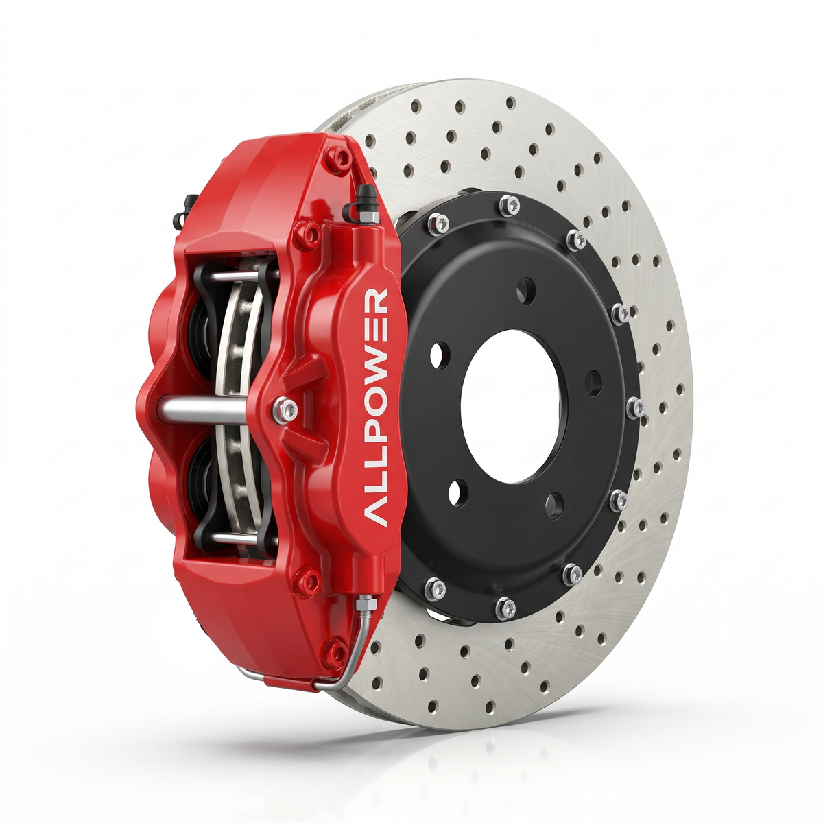 ALLPOWER RACING 9200 — 4-бутален кован преден Big Brake Kit (330×28 mm, 17" джанти)