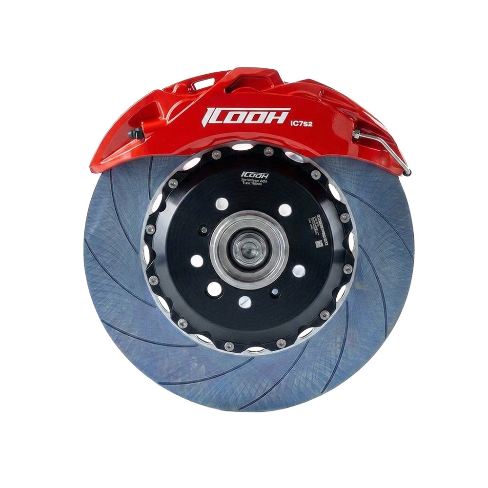 ICOOH IC7 — 6-бутален преден Big Brake Kit (Narrow-Body, 380–405 mm)