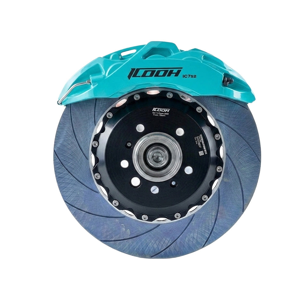 ICOOH IC7 — 6-бутален преден Big Brake Kit (Narrow-Body, 380–405 mm)
