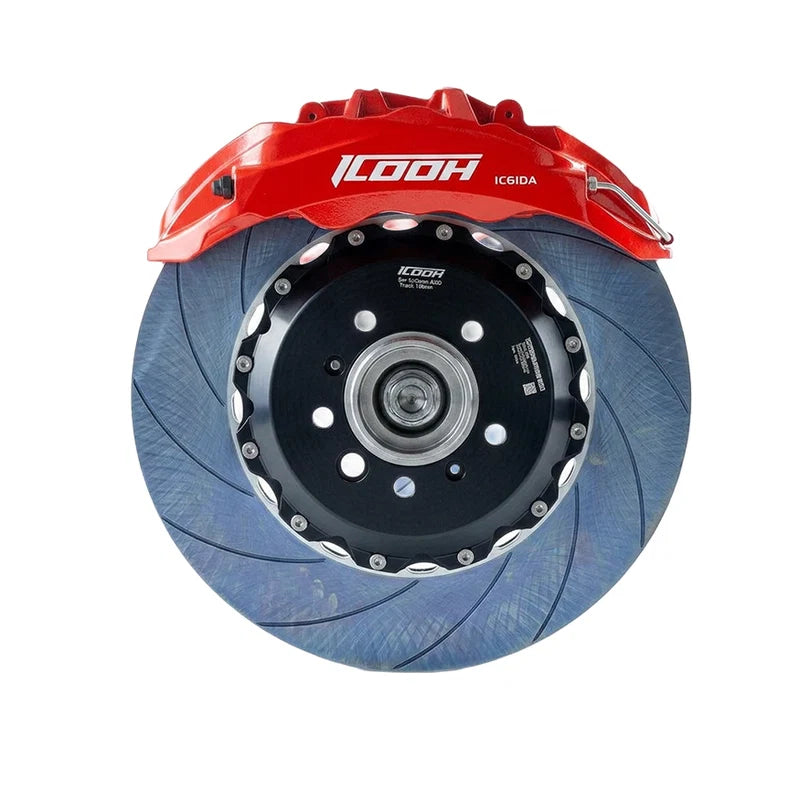 ICOOH IC6 — голям 6-бутален преден Big Brake Kit (380–410 mm)
